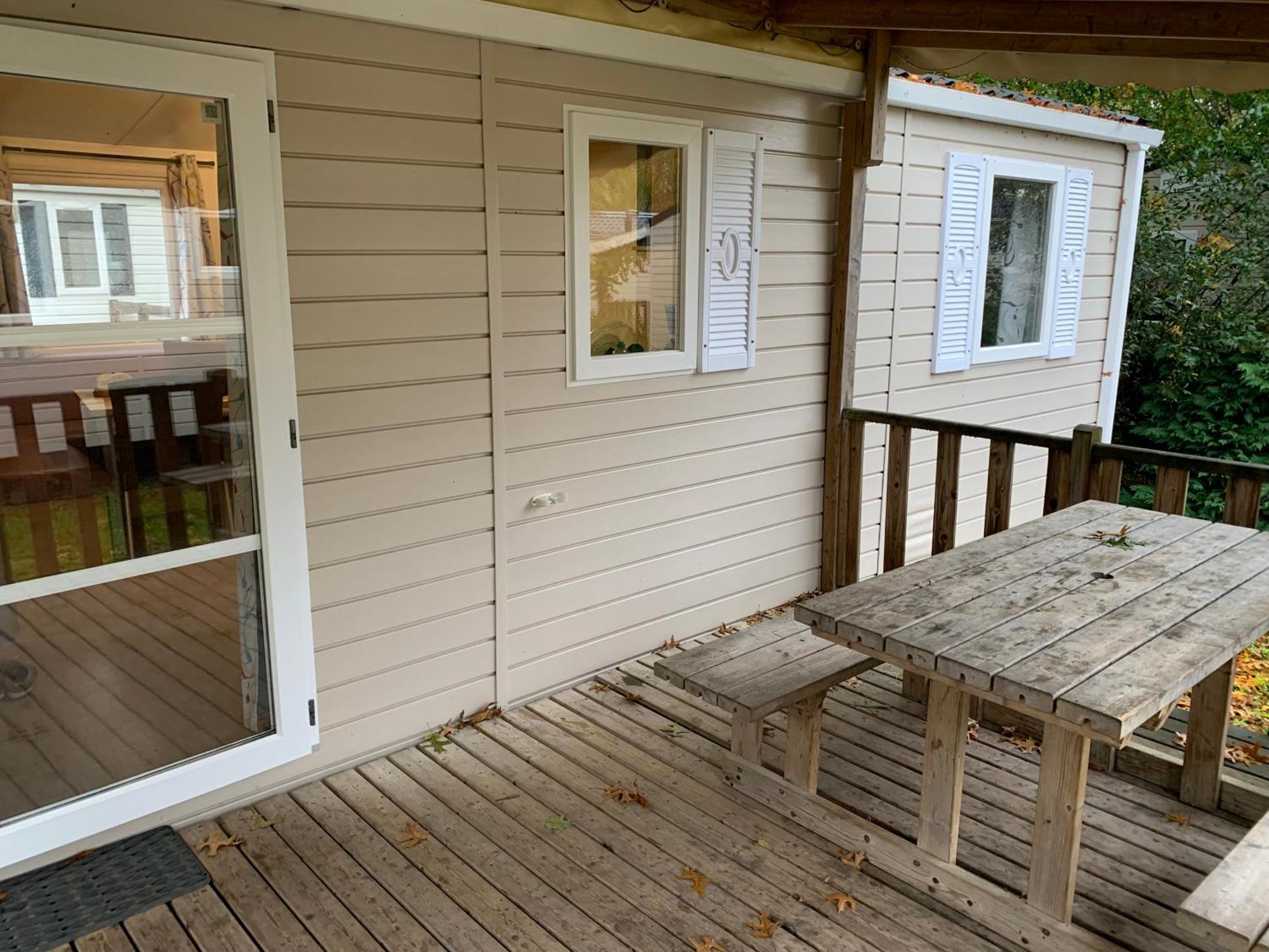 Campingplatz Mobil-home -10 Minutes Ocean *
